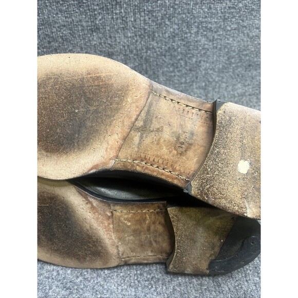 MEZLAN Spain Men’s 10.5 Black Leather Lace Up Chelsea Boots Cap Toe - Picture 9 of 9